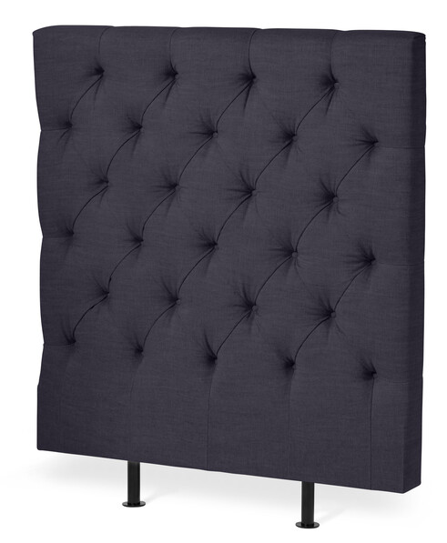 Avon L pikerad, låg - Sänggavel, B 90-140 cm - Blå