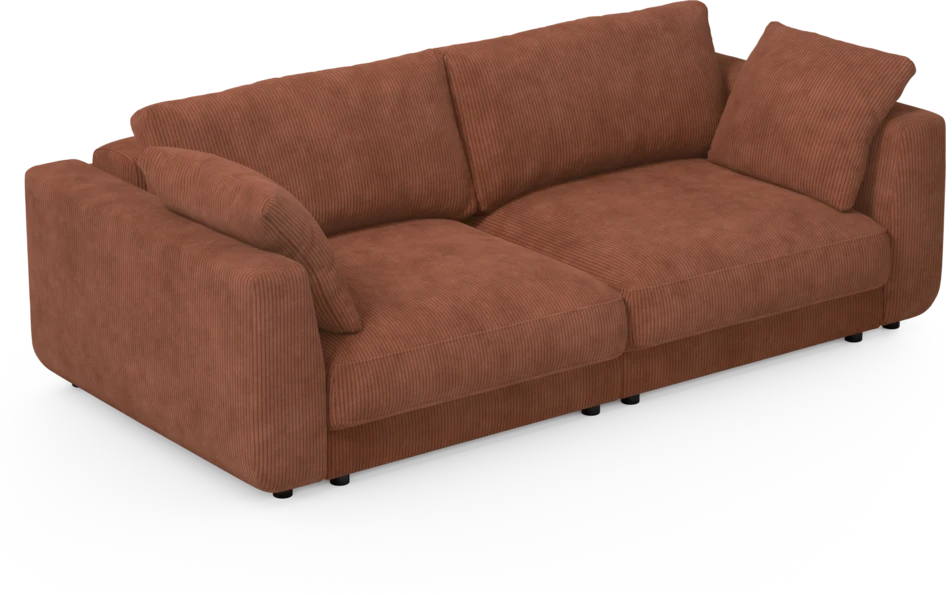 Amie - Bäddsoffa 3-sits - Orange