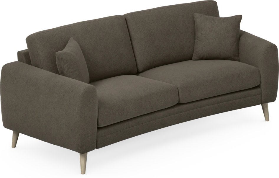 Eden - 2,5-sits soffa svängd - Brun