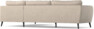 County - 2,5-sits soffa med divan höger - Beige