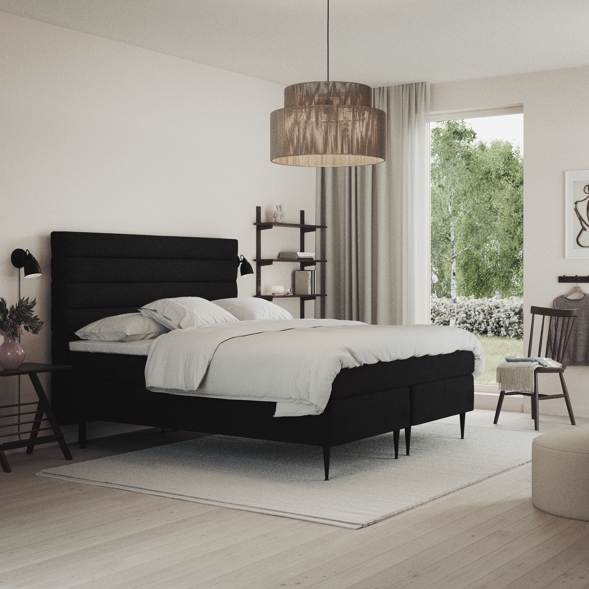 Asperö Comfort - Kontinentalsäng, dubbelsäng med bäddmadrass Comfort och sängben - inspiration