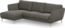 Madison Lux - 2-sits soffa med schäslong vänster - Grå
