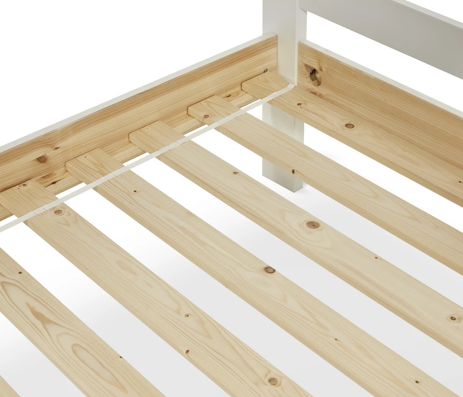 Nora - Våningssäng, 90x200 cm - Vit