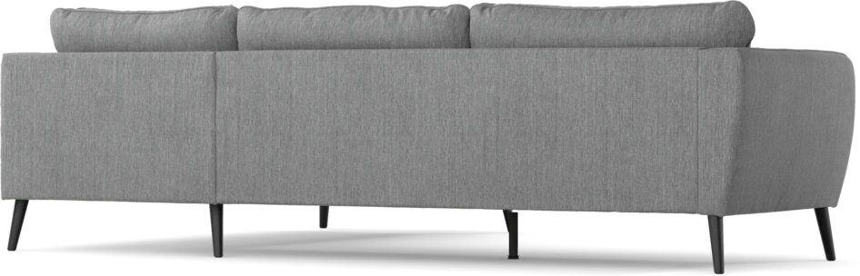 County - 2,5-sits soffa med divan höger - Grå