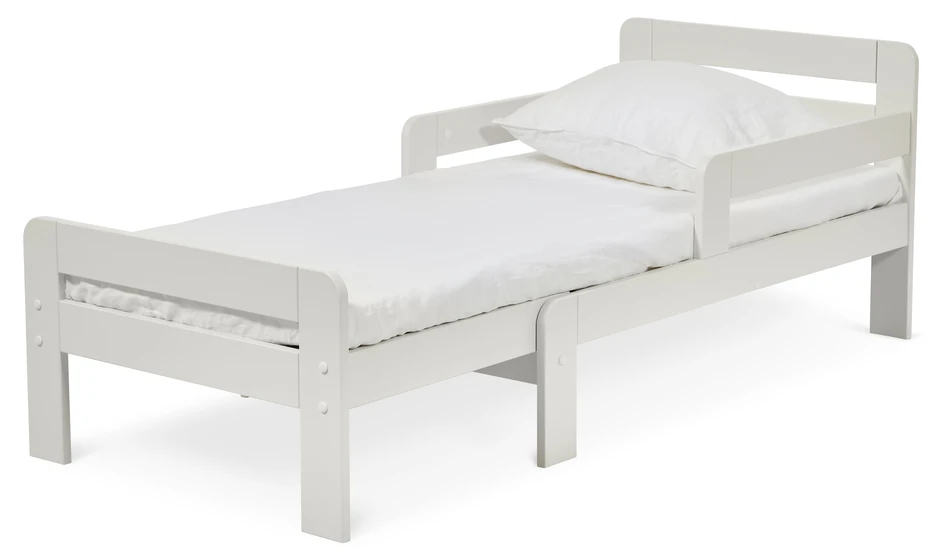 Nora - Växasäng, 70x120-170 cm - Vit