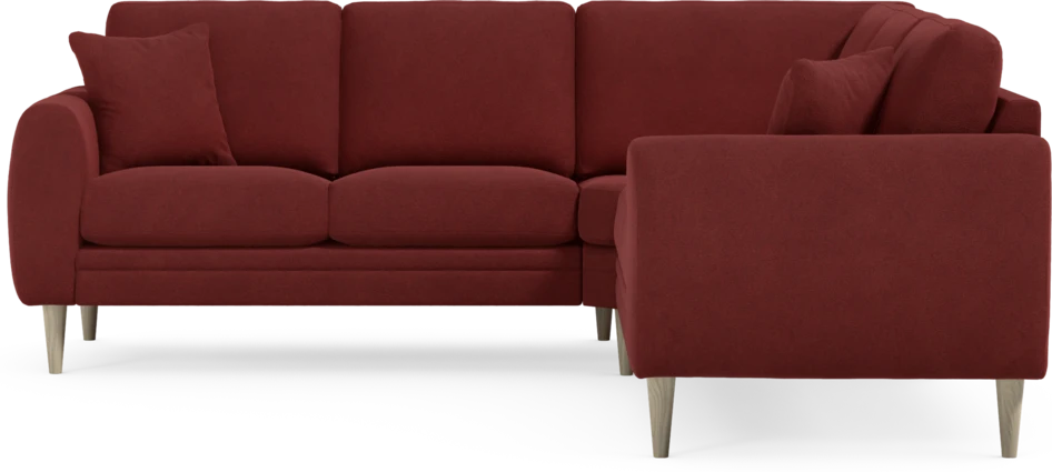 Eden - Hörnsoffa, 2+2-sits - Röd