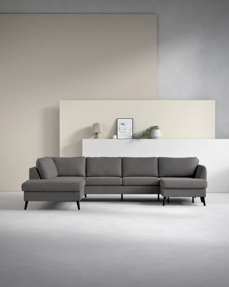 County - 3-sits soffa med divan vänster och schäslong höger - inspiration