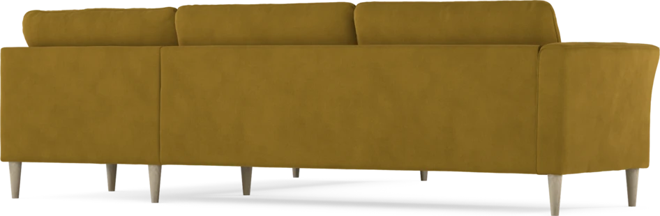 Bridge - Hörnsoffa, 3+2-sits - Gul