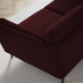 Madison Lux - 2-sits soffa med divan vänster och schäslong höger - Röd