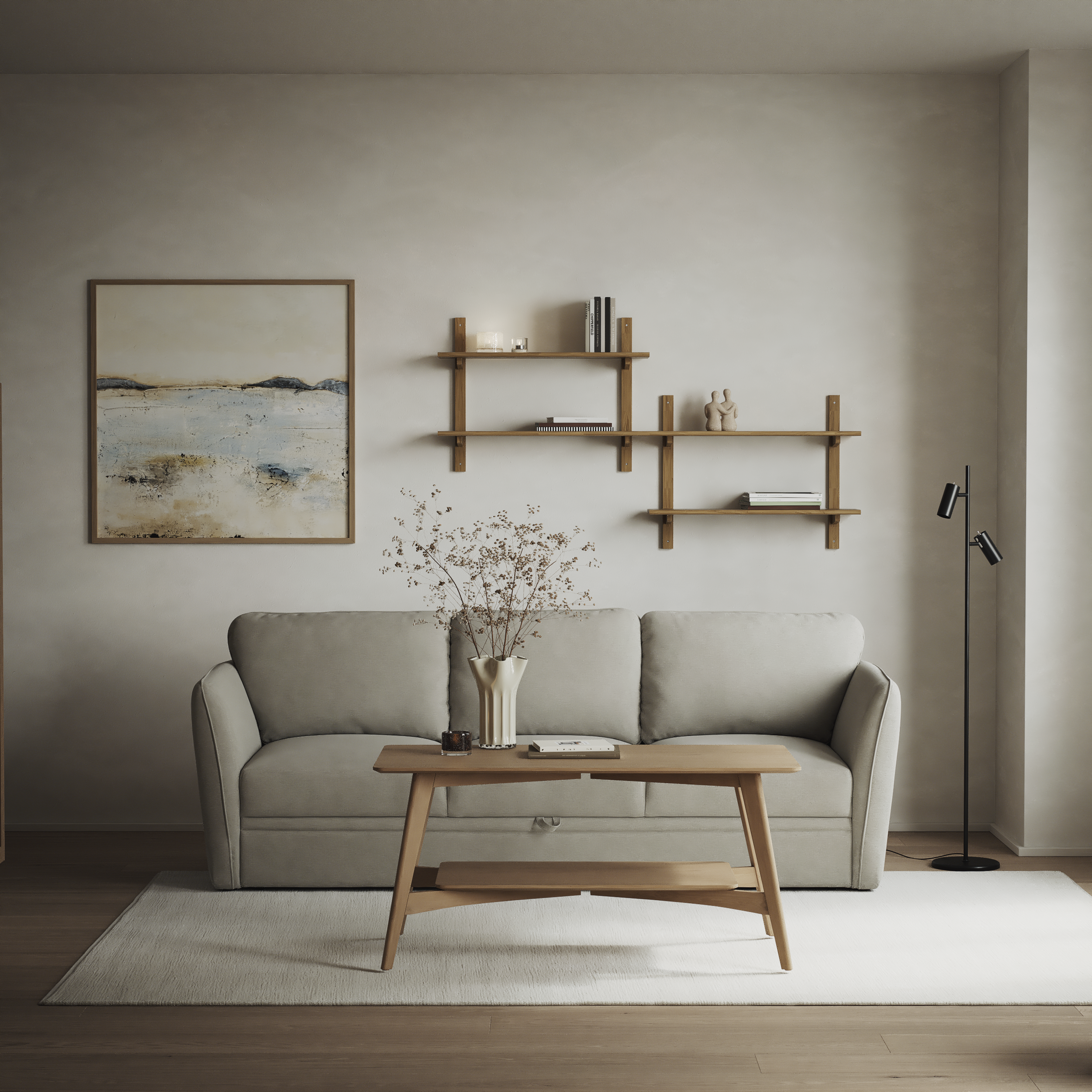 Öland - Bäddsoffa 3-sits, längsbäddad - inspiration