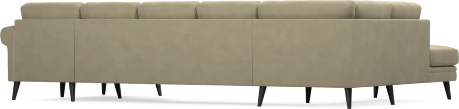Eden - 3-sits soffa med divan vänster och schäslong höger - Beige