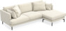Harper - 4-sits med schäslong höger  - Beige