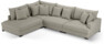 Rossi - 3-sits soffa med divan vänster - Grå
