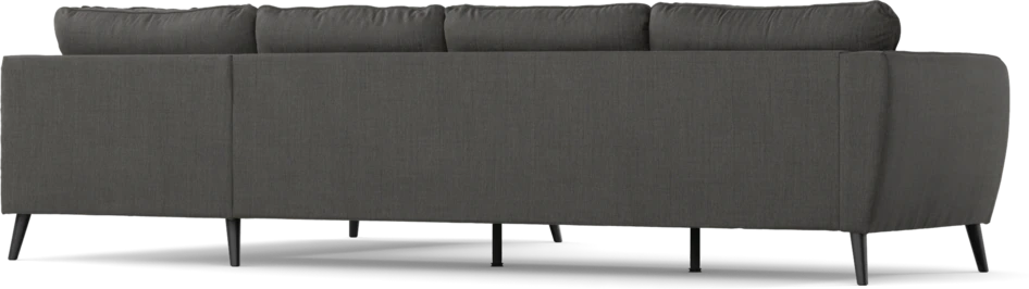 County - 3-sits soffa med divan höger - Grå