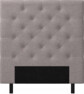Delux Pikerad - Sänggavel, 90-210 cm - Grå