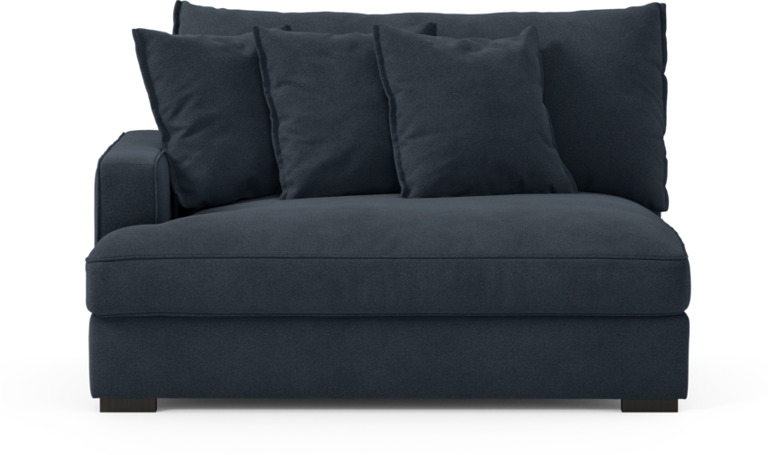 Rossi - 2-sits med armstöd vänster - Blå