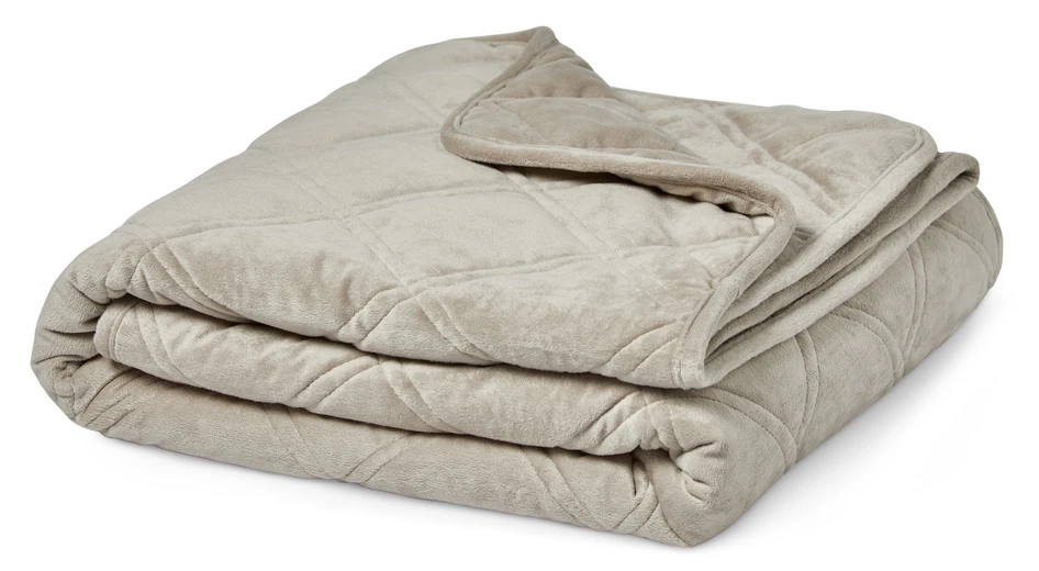 Moments - Tyngdpläd, 130x170 cm, 5 kg - Beige