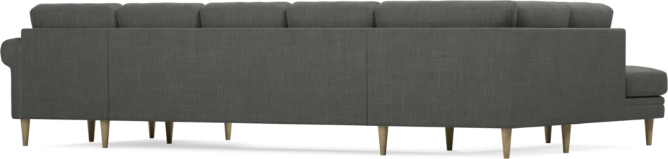Eden - 3-sits soffa med divan vänster och schäslong höger - Grå