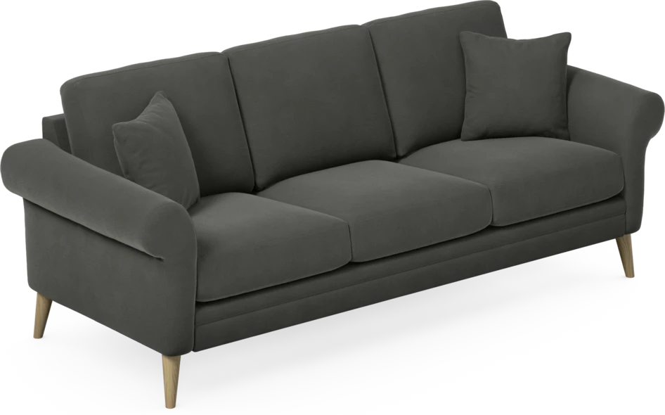 Eden - 3-sits soffa - Grå