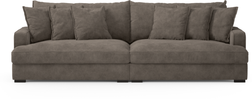 Rossi - 4-sits soffa - Brun