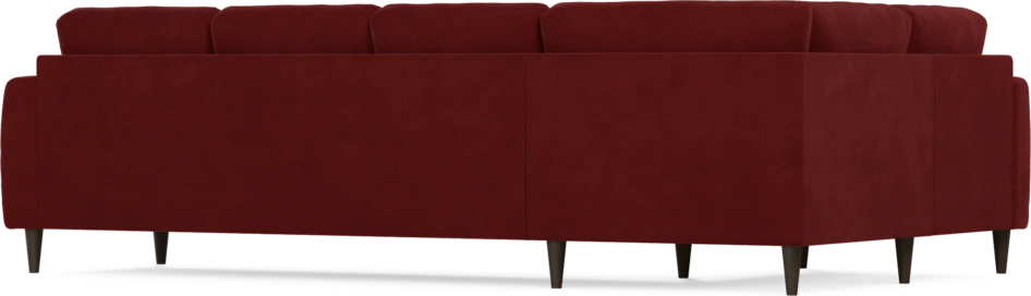 Eden - Hörnsoffa, 1+3-sits - Röd