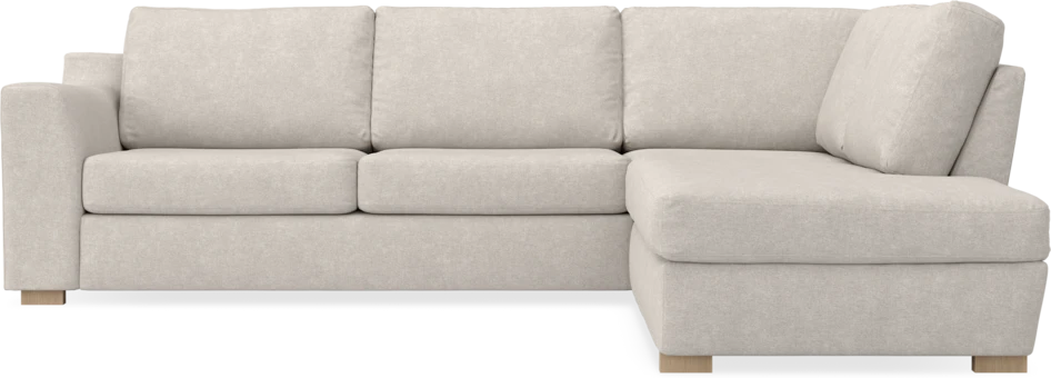 Friday - 2,5-sits soffa med divan höger - Grå