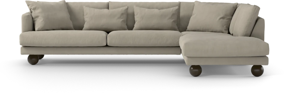 Harper - 3-sits soffa med divan höger - Beige