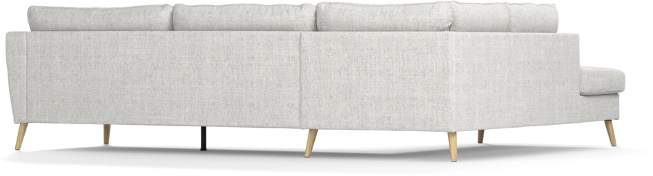 County - 2,5-sits soffa med divan vänster - Grå