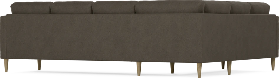 Eden - Hörnsoffa, 2+3-sits - Brun