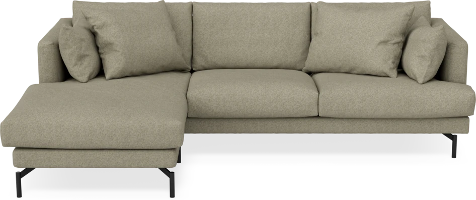 Harper - 4-sits med schäslong vänster - Beige