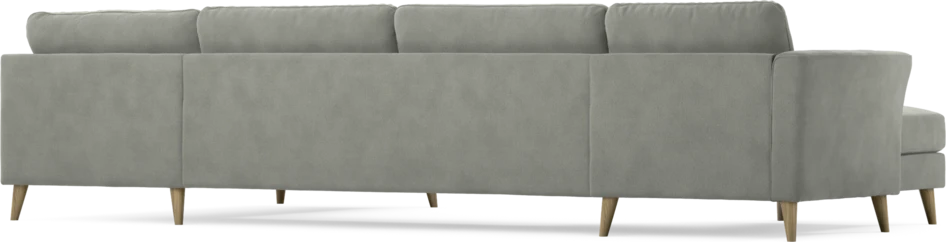 Bridge - 3-sits soffa med schäslong vänster och divan höger - Grå