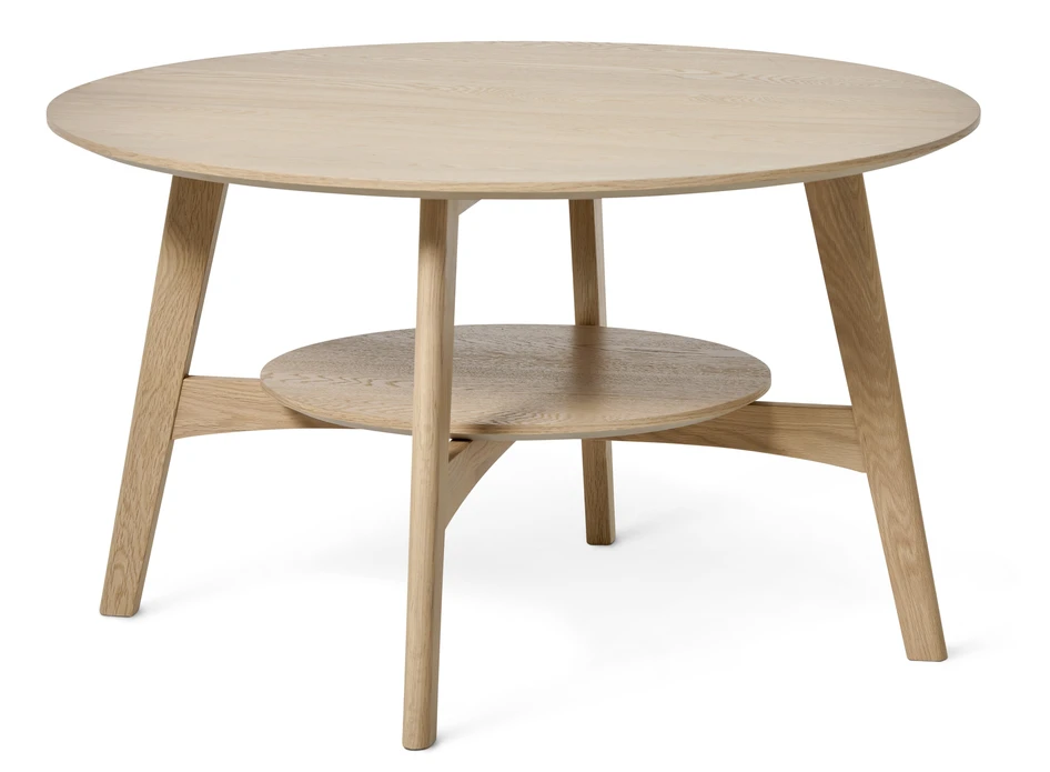 Flora - Soffbord, H 50 Ø 85 cm - Beige