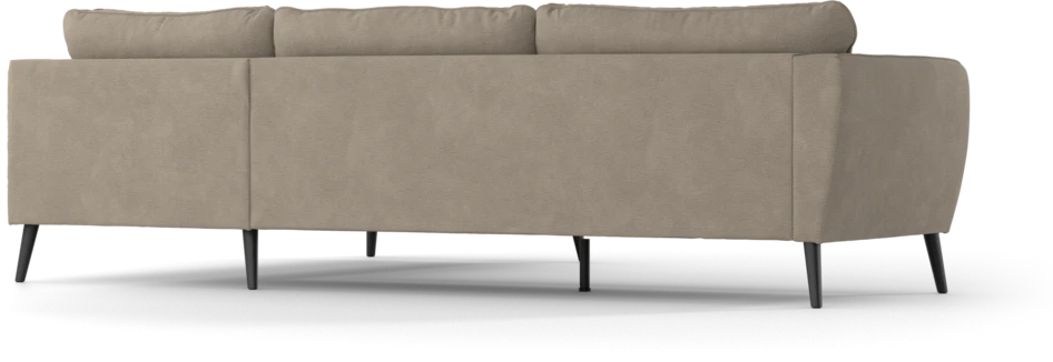 County - 2,5-sits soffa med divan höger - Beige