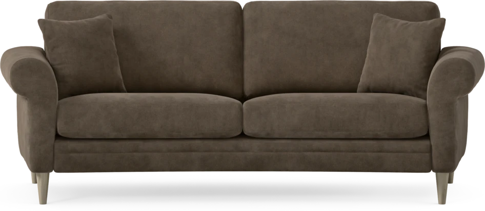 Eden - 2,5-sits soffa svängd - Brun