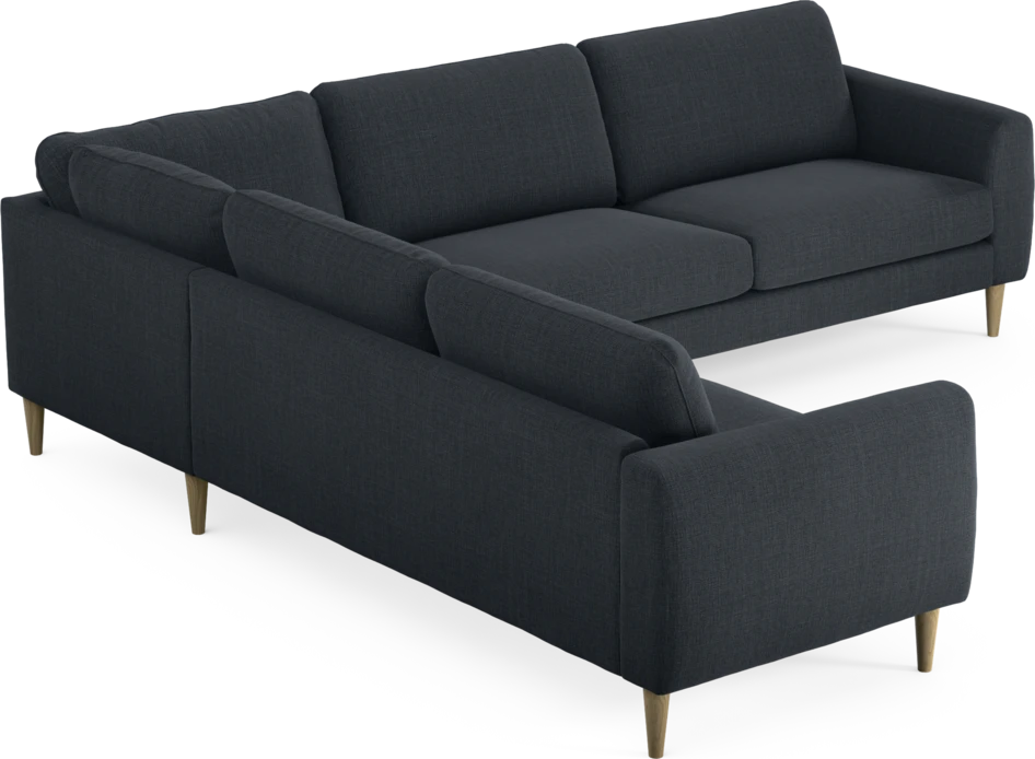 Bridge - Hörnsoffa, 2+3-sits - Blå