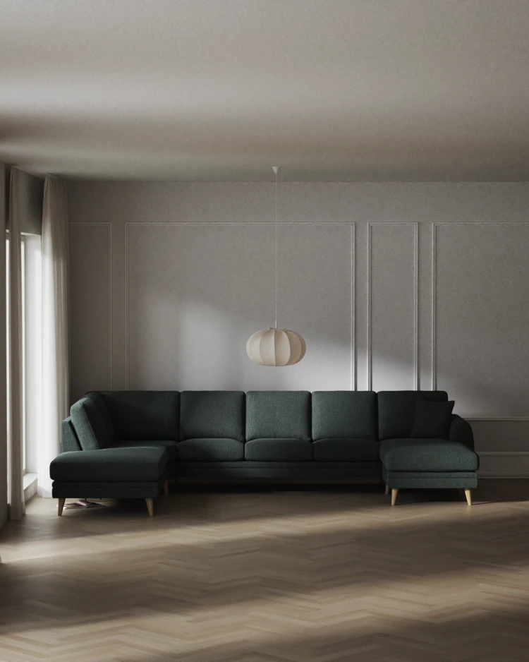 Eden - 3-sits soffa med divan vänster och schäslong höger - inspiration