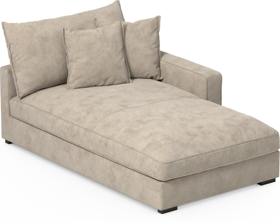 Rossi - Schäslong höger - Beige