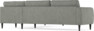 Bridge - Hörnsoffa, 3+3-sits - Grå