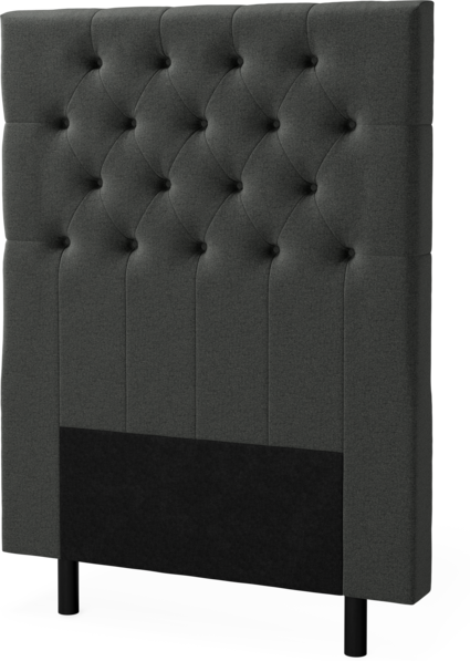 Delux Pikerad XL - Sänggavel, 90-210 cm - Grå