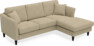 Eden - 2-sits soffa med schäslong - Beige