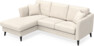 Eden - 2-sits soffa med schäslong - Beige