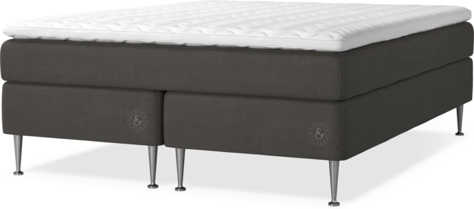 Saltskär, Kontinentalsäng, dubbelsäng med bäddmadrass Saltskär och sängben