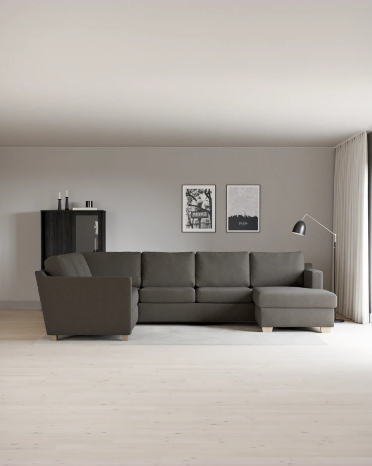 Friday - Hörnsoffa, 2+3-sits med schäslong höger - inspiration