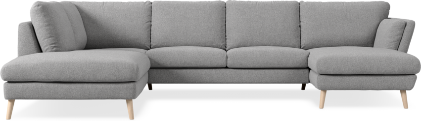Madison Lux - 2-sits soffa med divan vänster och schäslong höger - Grå