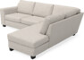 Friday - 2,5-sits soffa med divan höger - Grå