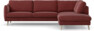Madison Lux - 3-sits soffa med divan höger - Rosa
