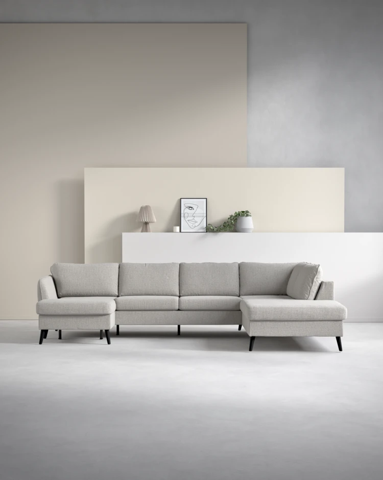 County - 3-sits soffa med schäslong vänster och divan höger - inspiration