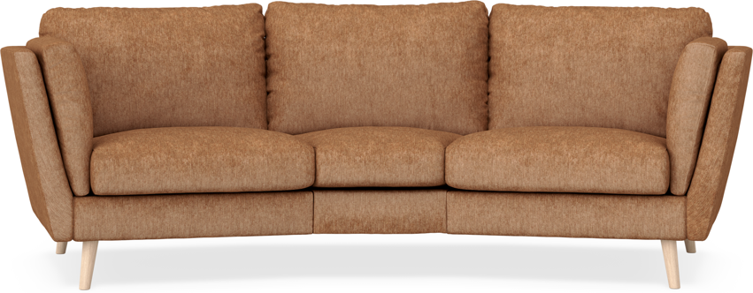 Madison - 3-sits soffa svängd, 70 cm - Orange