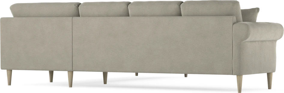 Eden - Hörnsoffa, 3+3-sits - Brun