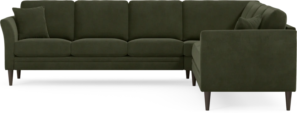 Eden - Hörnsoffa, 3+3-sits - Grön